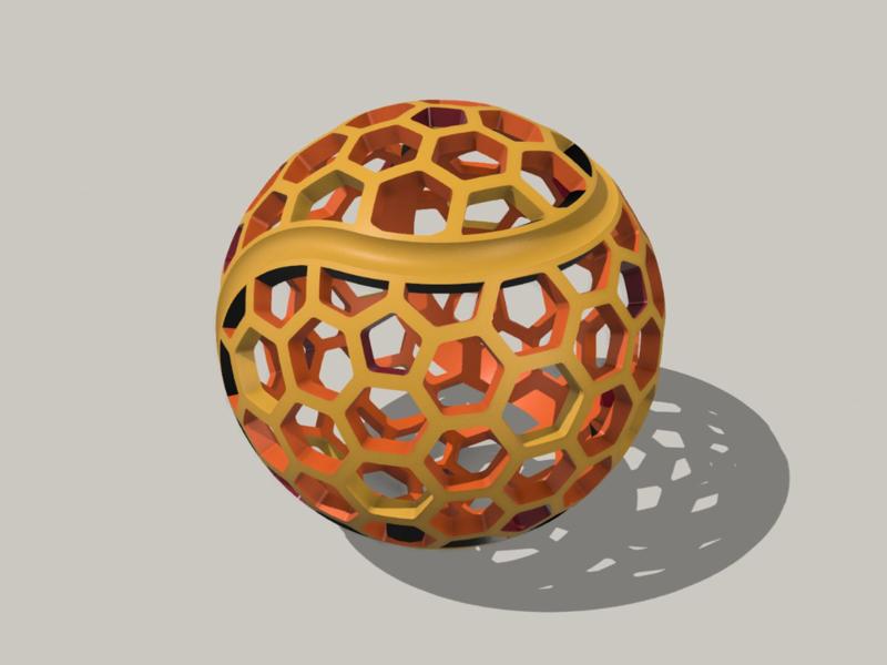 Airless tennis ball with TPU for AMS