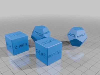 S#% Dice set of 4 dice