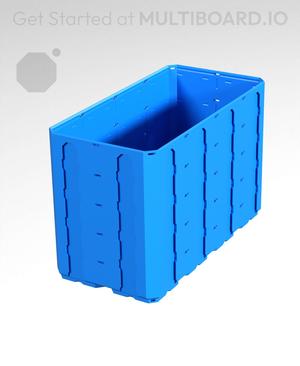 2x4x2.5 - Topped Multipoint Rail - Multibin Shell