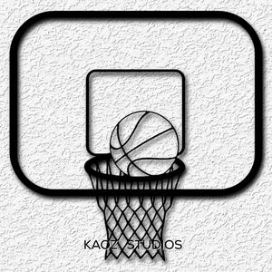 basket ball wall art sports wall decor hoop decoration