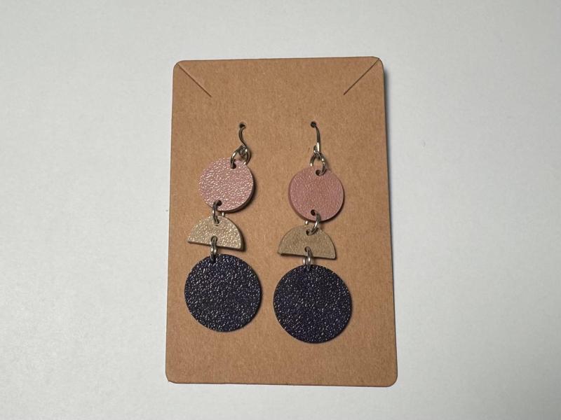 Dangling Circle Earrings
