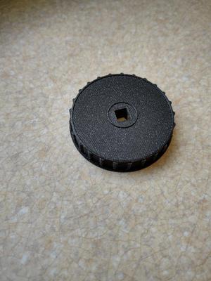 Hand wheel for a radiator valve