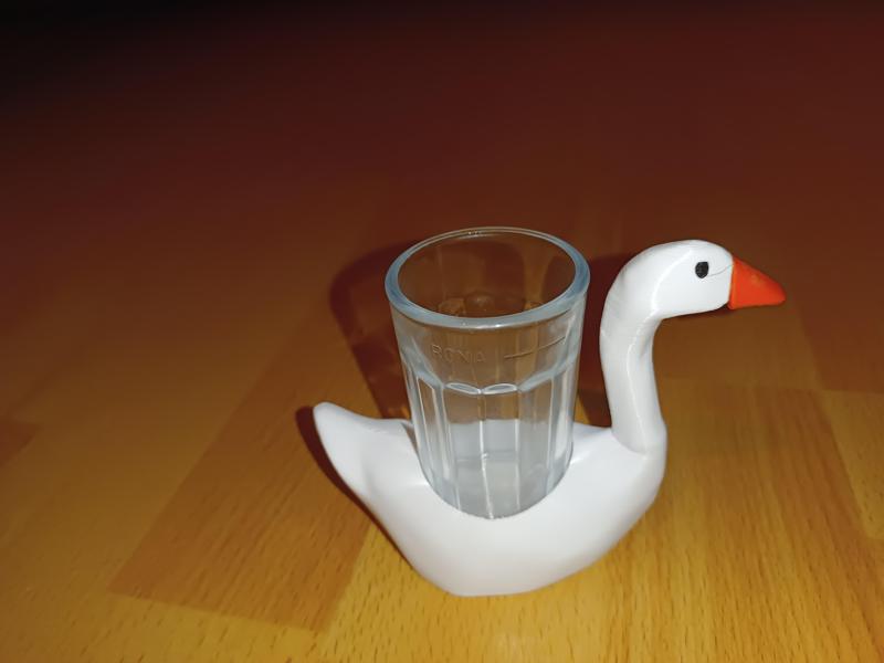 Husa stojánek na panáka