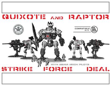 Quixote And Raptor Strike Force Deal