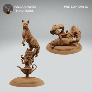 Genie cat, spirit cat from lamp Bundle - pre supported