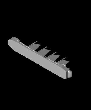 1/1250 Scale 7500 Ton Steel Barge US Darien.stl