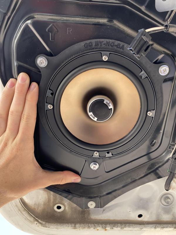 Toyota 4Runner 5th Gen - 6.5" rear hatch speaker adapter