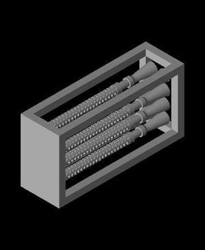1/32 IJA Ho5 (20mm) gun barrel with Flash suppressor ×8