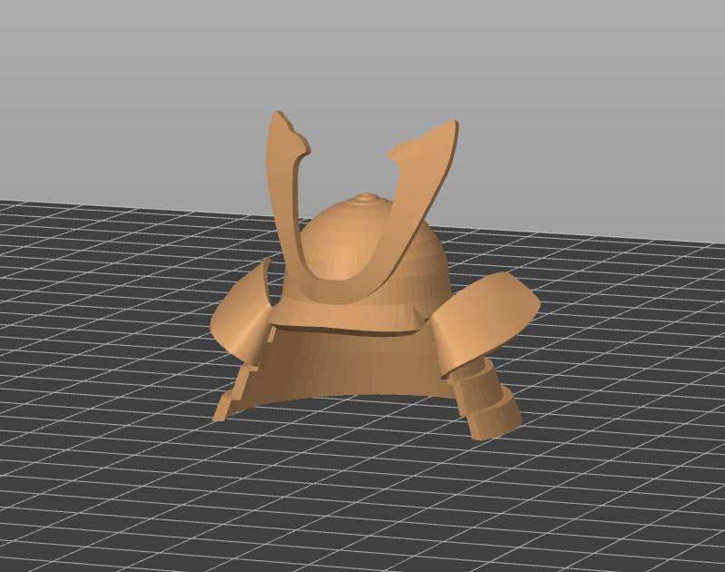 Samurai pen servant - helm as one part