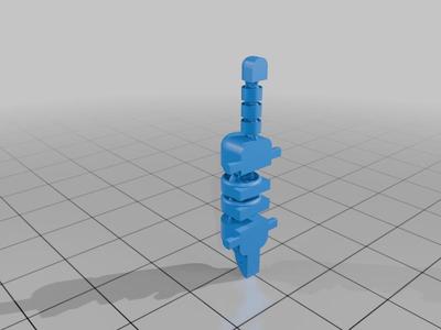 Cute articulated armadillo