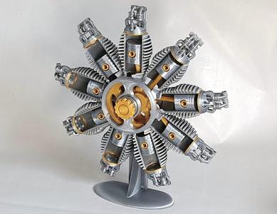 9 Cylinder Radial Engine