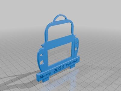 xmas truck picture frame 
