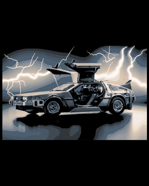 Artful Creation and Fan art - Back to the Future Star, the DeLorean - Car Collection Model