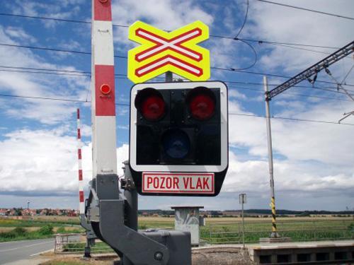 Výstražník ( waring sign at railway )