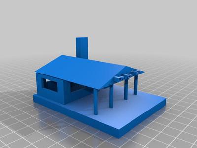 Maqueta casa de juguete