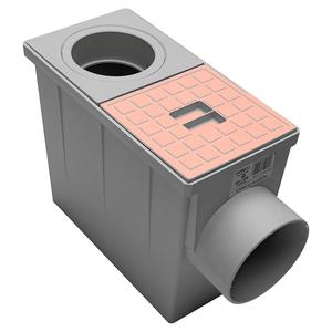 Gutter well cover 127 x 127