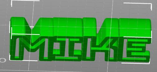 Office desk sign for someone named Mike