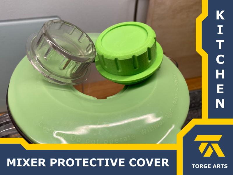 Protective cover of the upper lid of the mixer