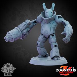 Battle Mech II (pre-supported included) 24mm Base