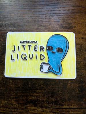 Strange Planet Consume Jitter Liquid art
