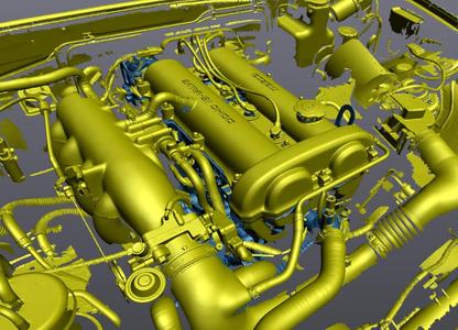MX-5 NA6 Engine bay and head rough scan  
