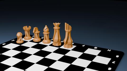 Magnetic  Spiral Themed Chess Set