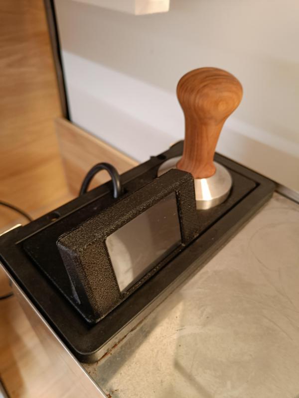 Gaggiuino GC Nextion mount no-hinge no-door Gaggia Classic