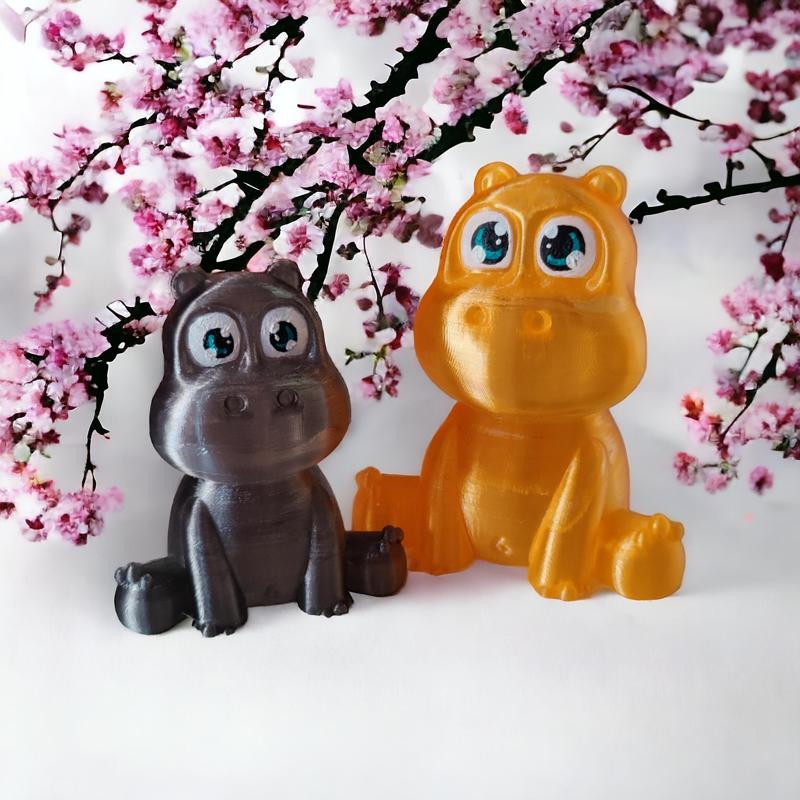 Translucent Baby Hippo ( No Support )