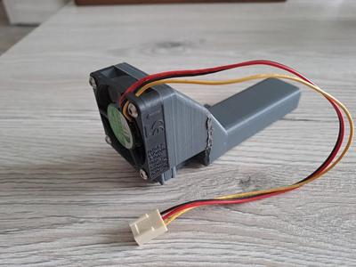 NVMe SSD 40x40 Fan duct (ASRock Fatal1ty B450 Gaming K4)