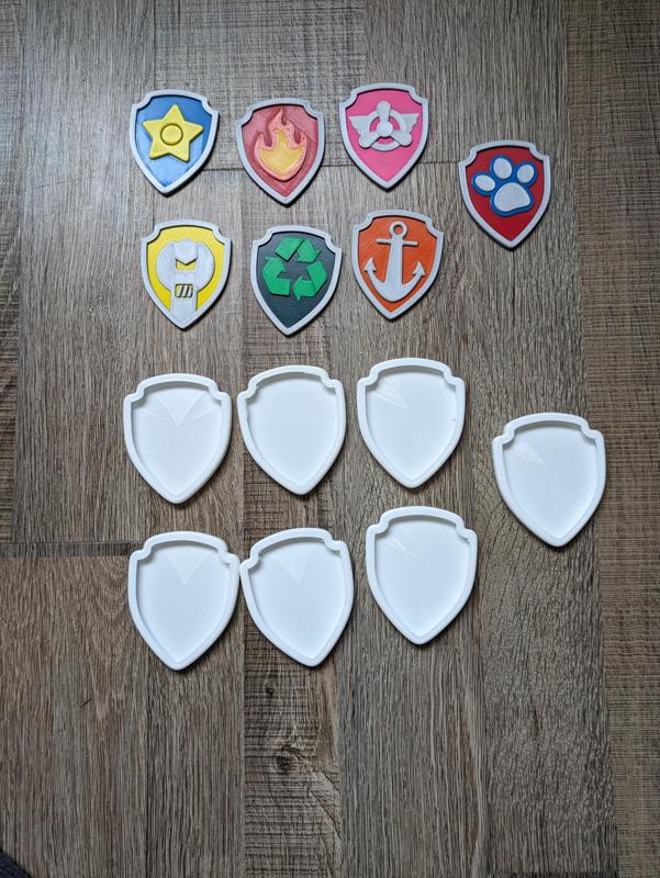 Wearable Badges Inspired from Paw Patrol