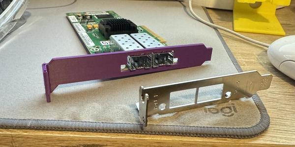 LSI7204EP LSI Fiber Fibre Card PCIe Bracket