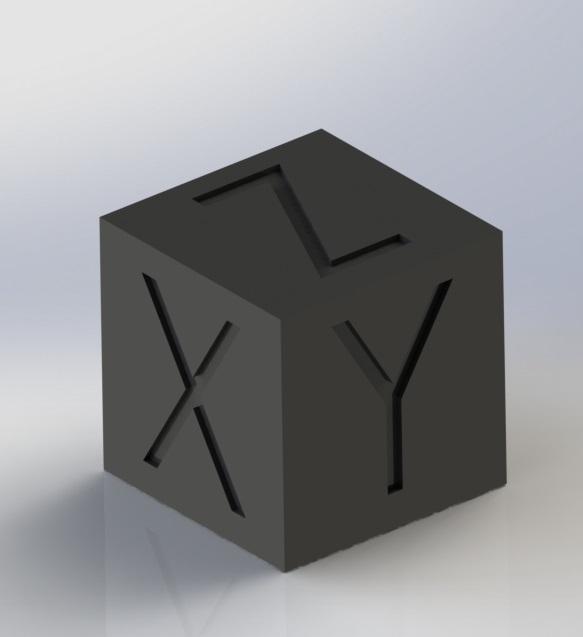 Calibration Cube XYZ