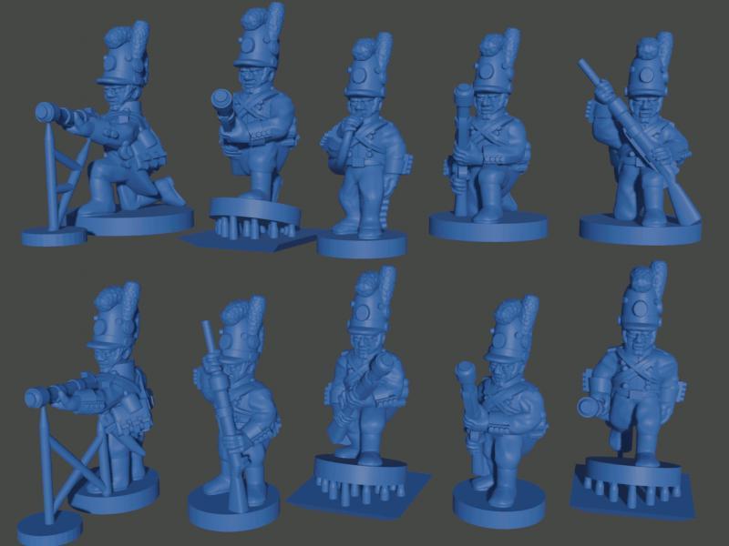 6-15mm Bavarian Schutzen Skirmishing (1805) NAP-BA-5