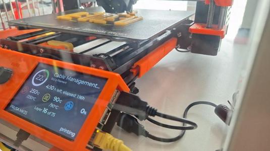 Cable Management MK3S for Octoprint