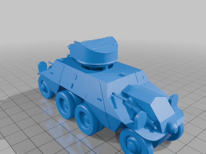 Steyr ADGZ armoured car (15mm, 28mm and 1/144)