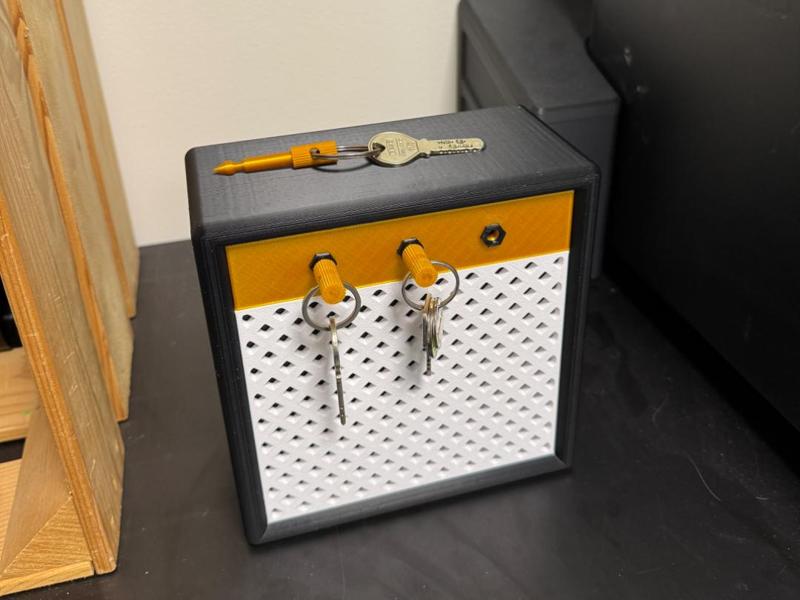 Guitar Amplifier Style Key Holder 3 Holes