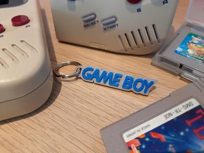 GameBoy Logo Keychain