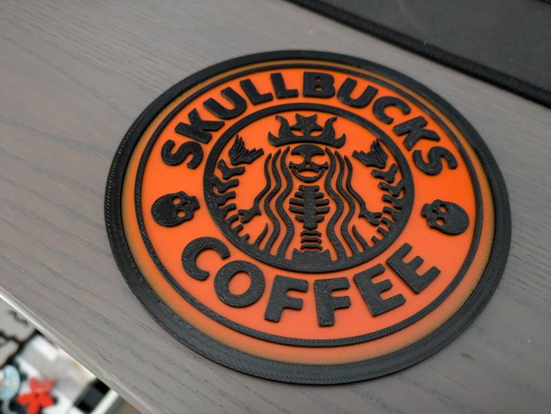 Skullbucks Coaster 2-parts REMIX