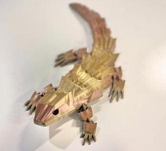 Cute Articulated Armadillo Lizard