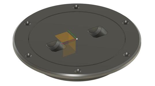 4.5 Inch Boat Deck Plate / Inspection Port