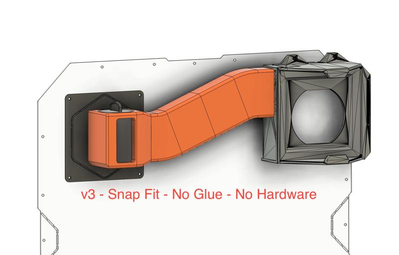 Advanced Filtration System Adjustable Exhaust (v3) for the Original Prusa Enclosure