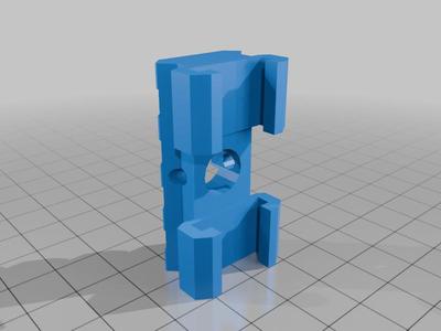 Nerf to Piccatiny Rail Adapter with slightly thicker sides