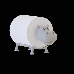 Toilet Paper Hippo