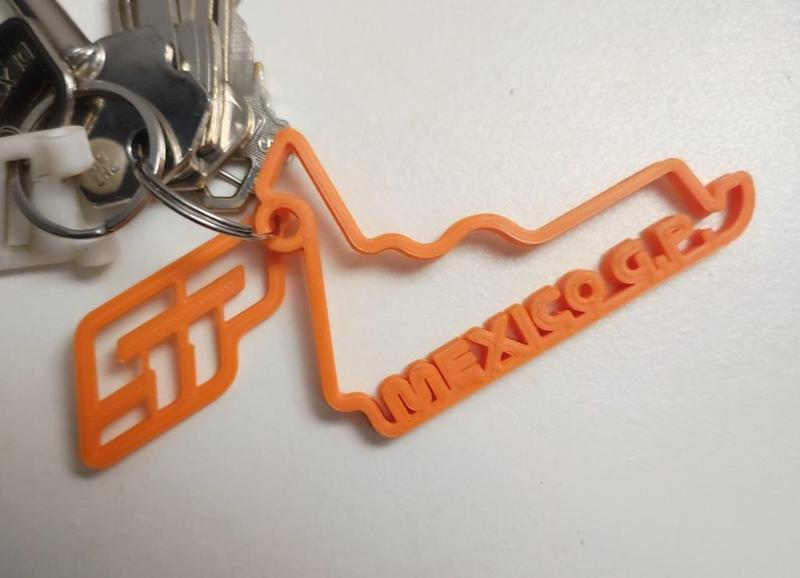 F1 Keyring - Checo Perez &amp; Mexico GP