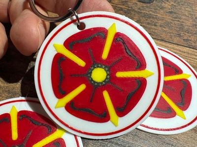 Lippische Rose Keychain 
