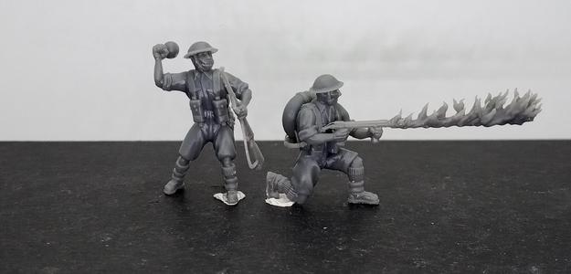 28mm 8th army assault enginieers