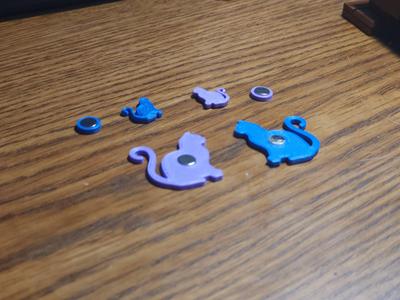 Magnetic Cat Earrings