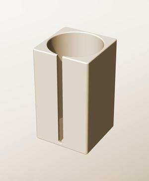 CS96-180-S Modular slotted component container modern decor