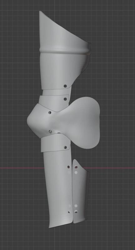 Rerebrace (Bicep, Elbow, Forearm Armor) 