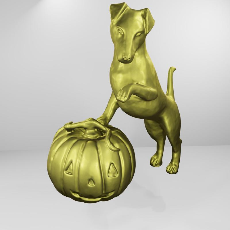 Jack russell pumpkin